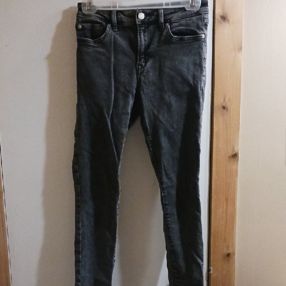 GAP Women's Washed Charcoal Skinny Jeans